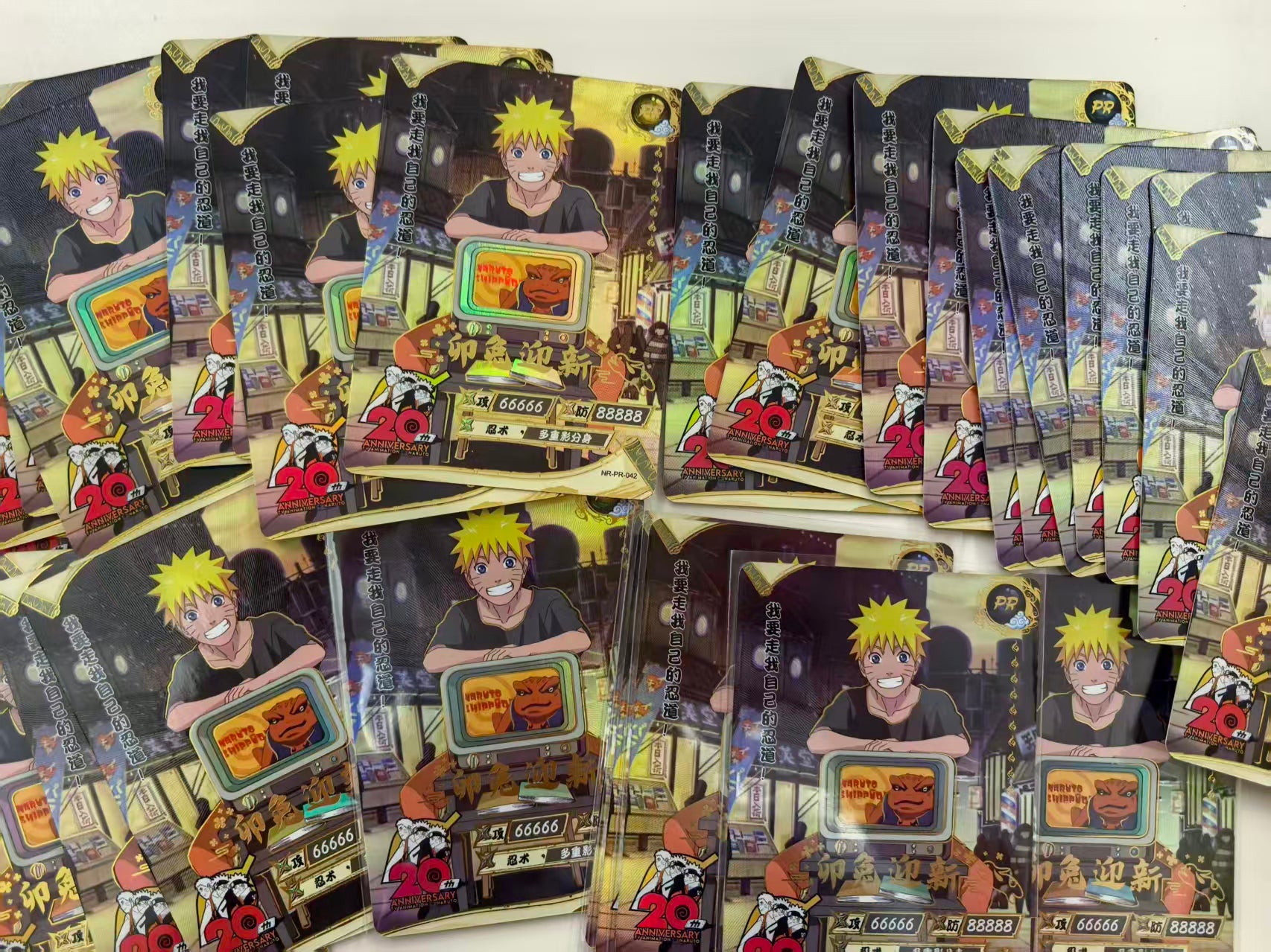 Naruto Uzumaki NR-PR-042 Naruto Kayou Card Shippuden 20th anniversary