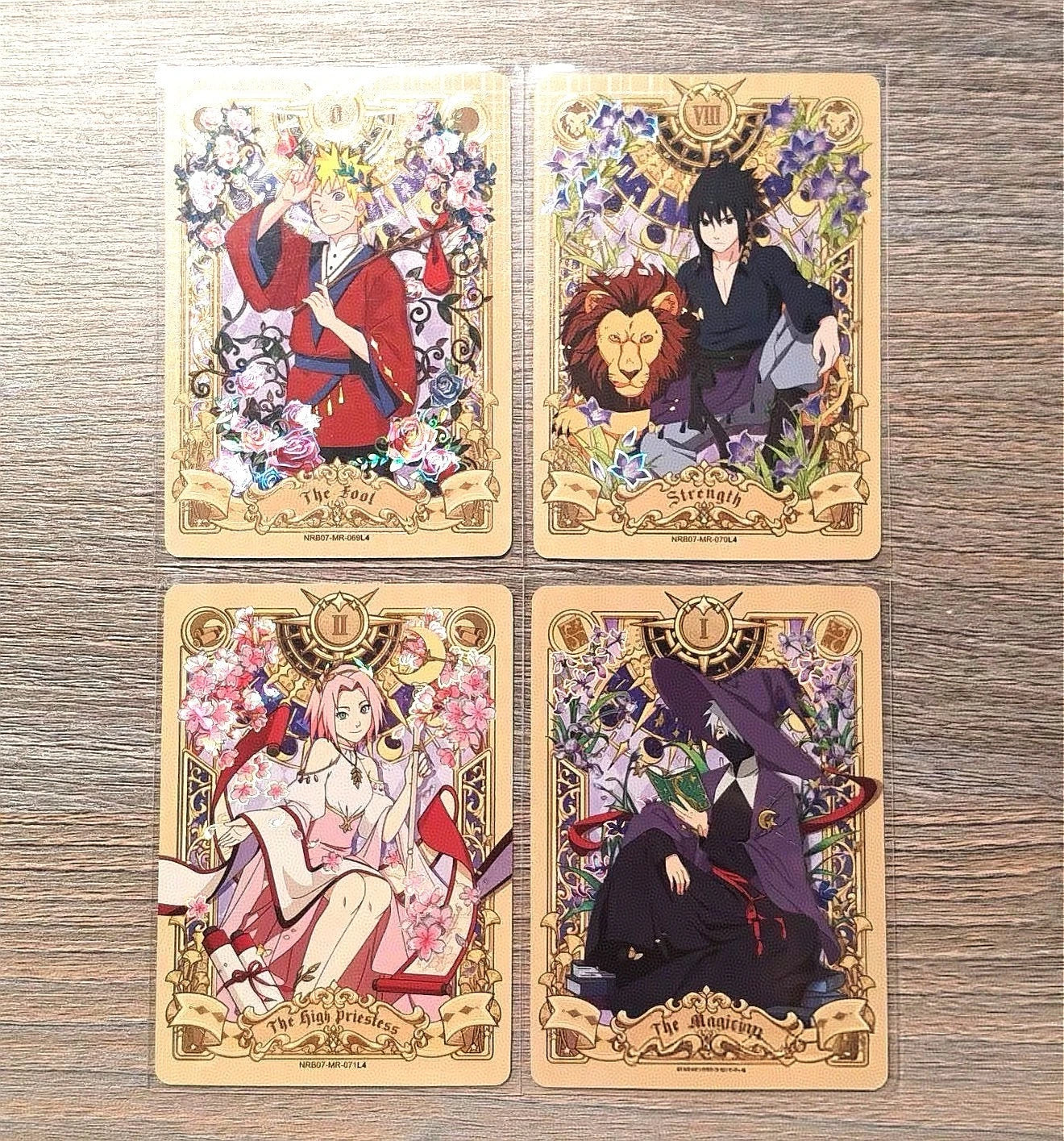 KaYou Naruto CCG TCG Trading Card NRB07-MR-069 -070 -071 -072